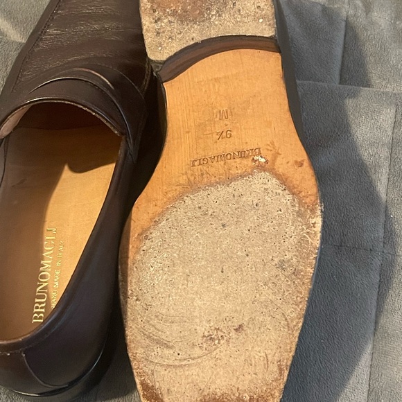 Brunomagli brown shoes size 9 1/2 M - Picture 7 of 8